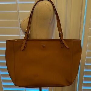 Tory Burch Tan Leather Tote Bag Purse